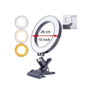 Clip On Selfie Ring Light For Laptop