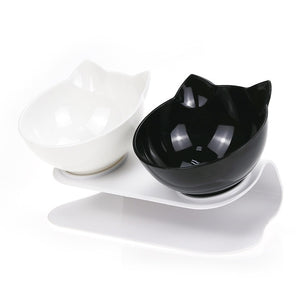 Orthopedic Anti-vomit cat bowl.