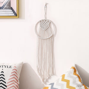 Star Moon Macrame Dream Catcher Room Decoration