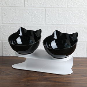 Orthopedic Anti-vomit cat bowl.