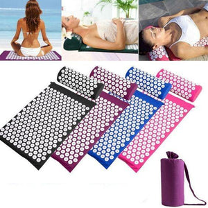 Acupressure Mat and Neck Pillow Set