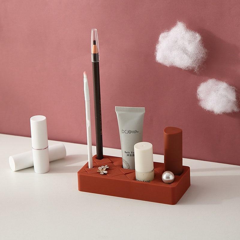 28 Grid Silicone Lipstick/Cosmetic organizer