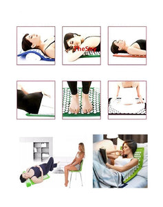 Acupressure Mat and Neck Pillow Set