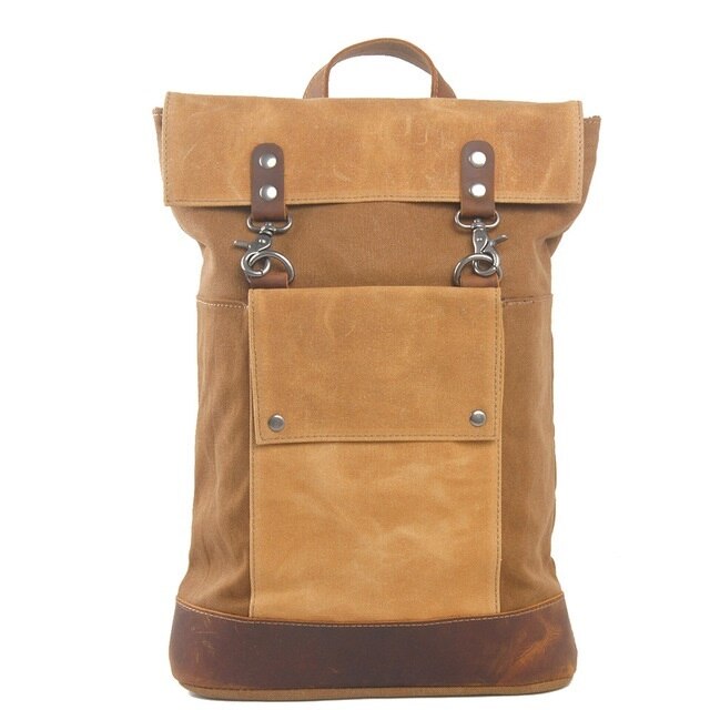 Waterproof vintage backpack,