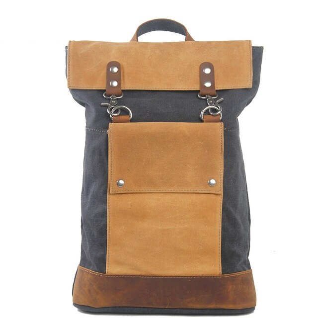 Waterproof vintage backpack,