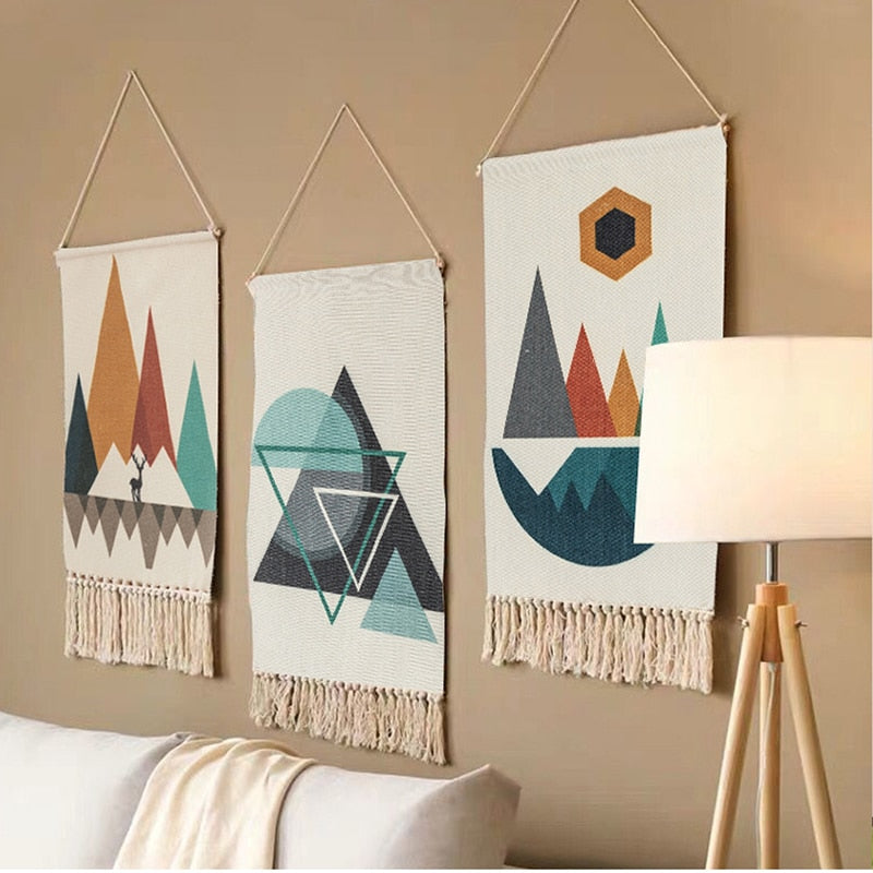 Boho Handmade Woven Wall Hanging Tapestry