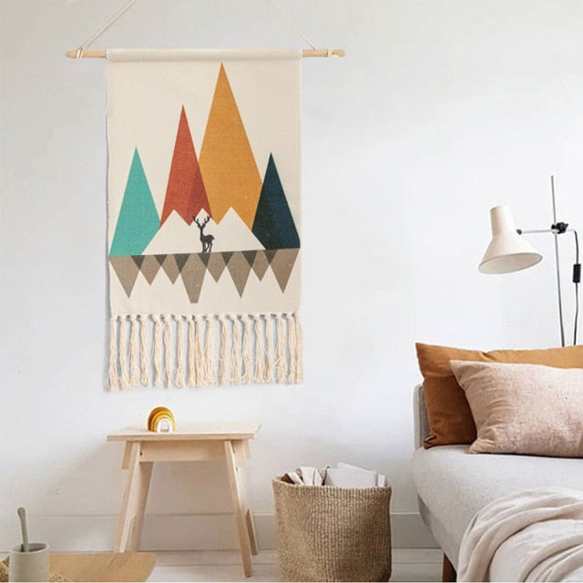 Boho Handmade Woven Wall Hanging Tapestry